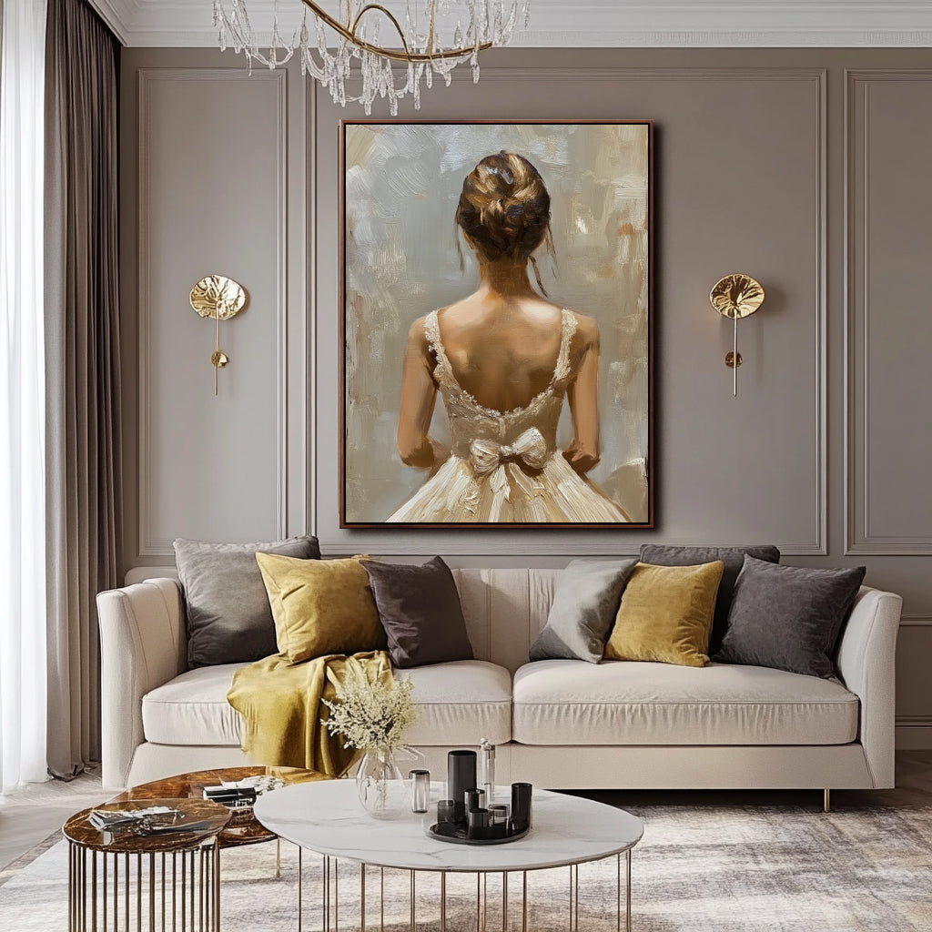 Elegant Grace Portrait Art