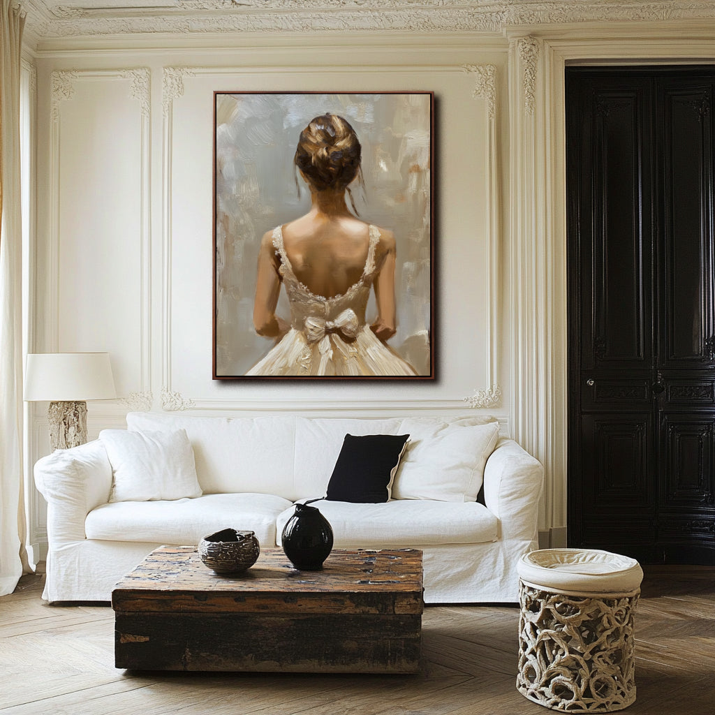 Elegant Grace Portrait Art