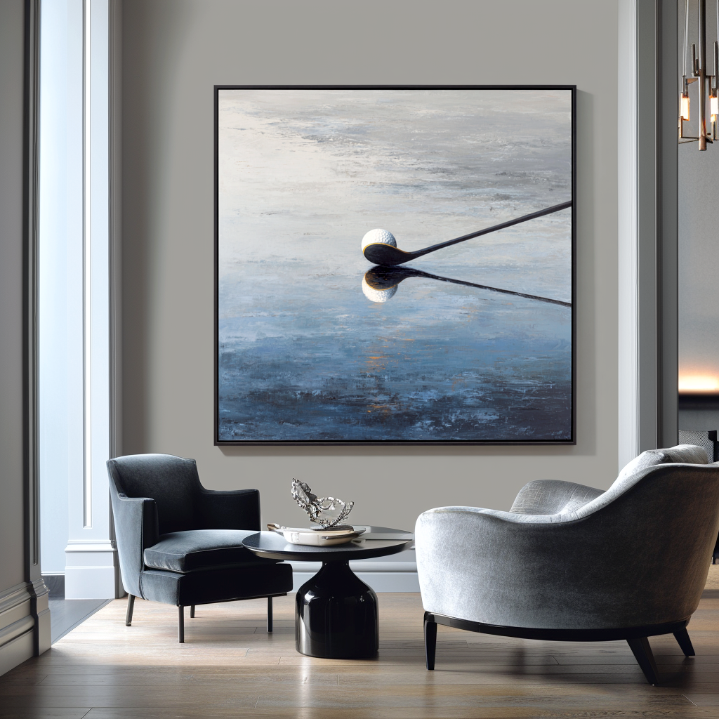 Acousart Golf decorative painting 0039