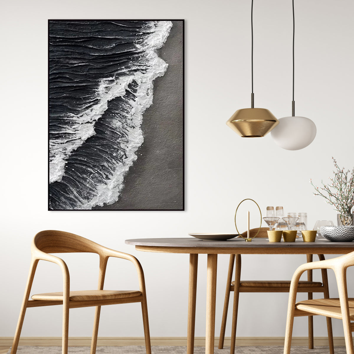 Black and White Sea