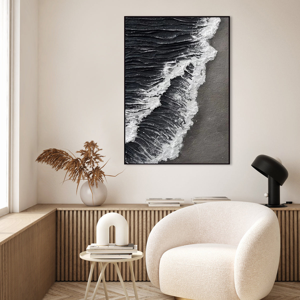 Black and White Sea