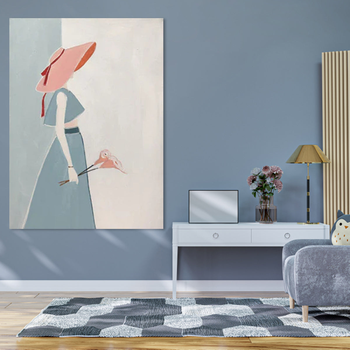 Handmade Oil Painting: Indifferent