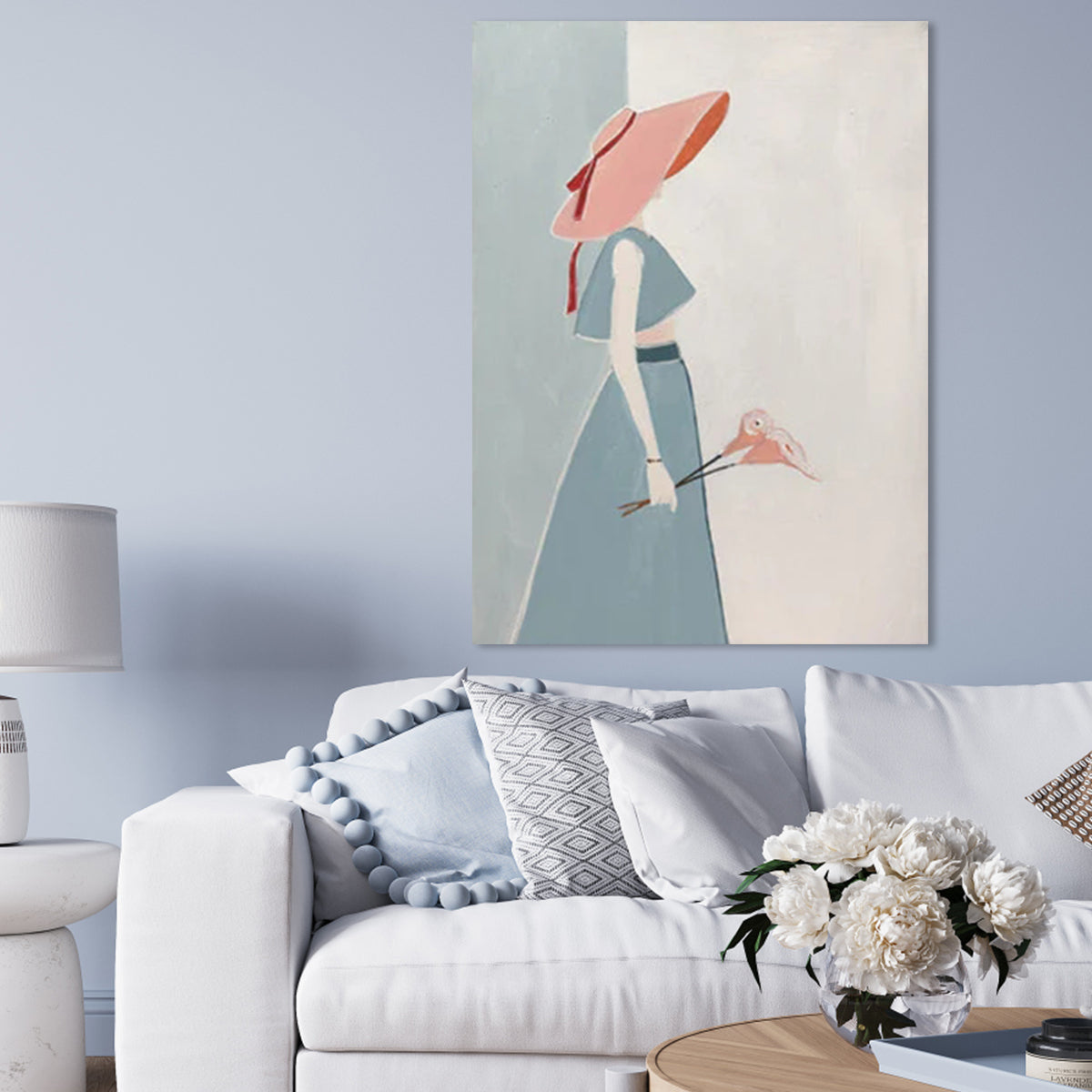 Handmade Oil Painting: Indifferent