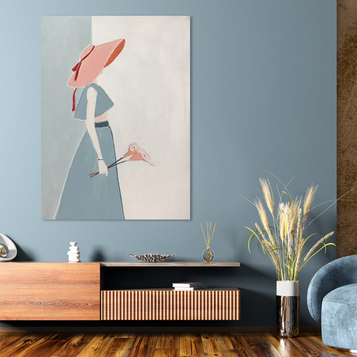 Handmade Oil Painting: Indifferent