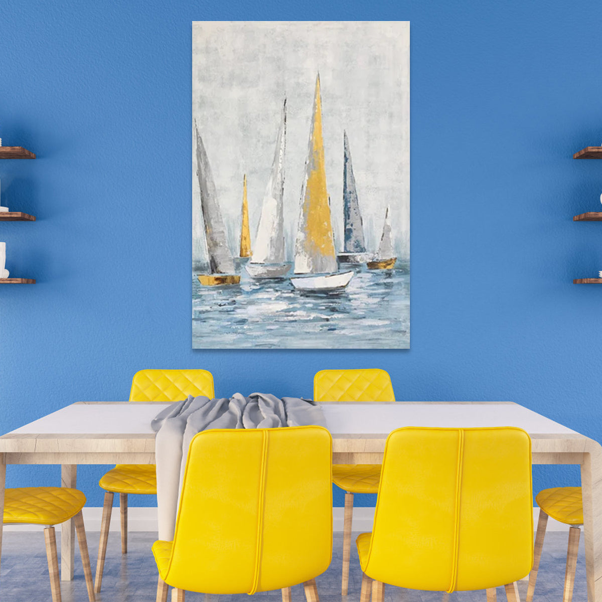 Regatta Seascape Oil Painting