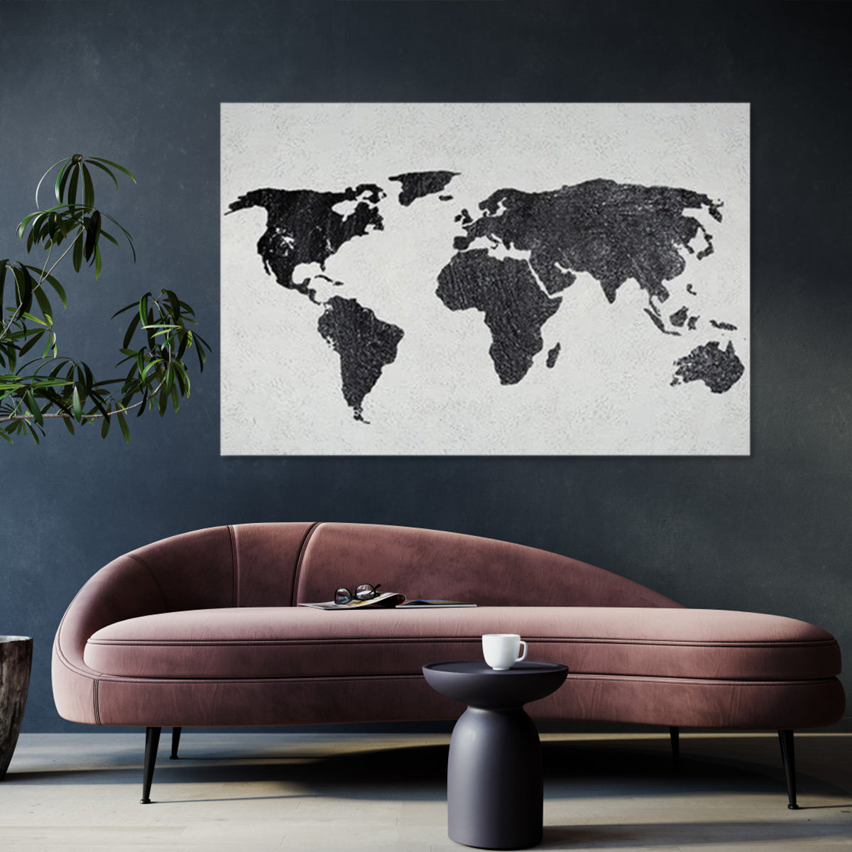 The World - World Map Wall Art