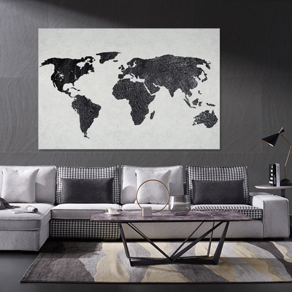 The World - World Map Wall Art