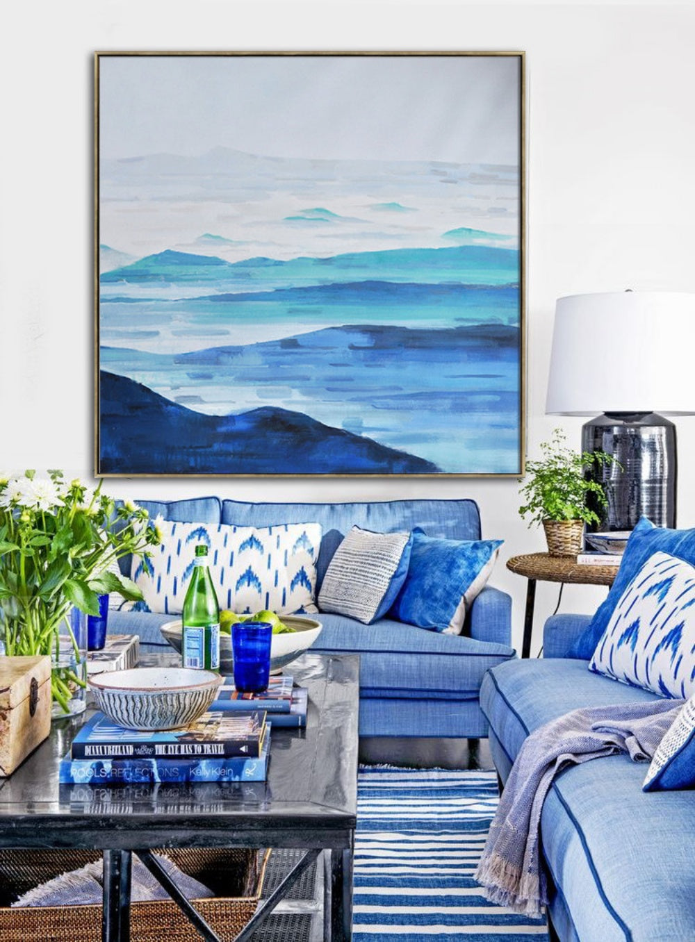 God's Promise – Abstract Spiritual Art with Ocean Waves