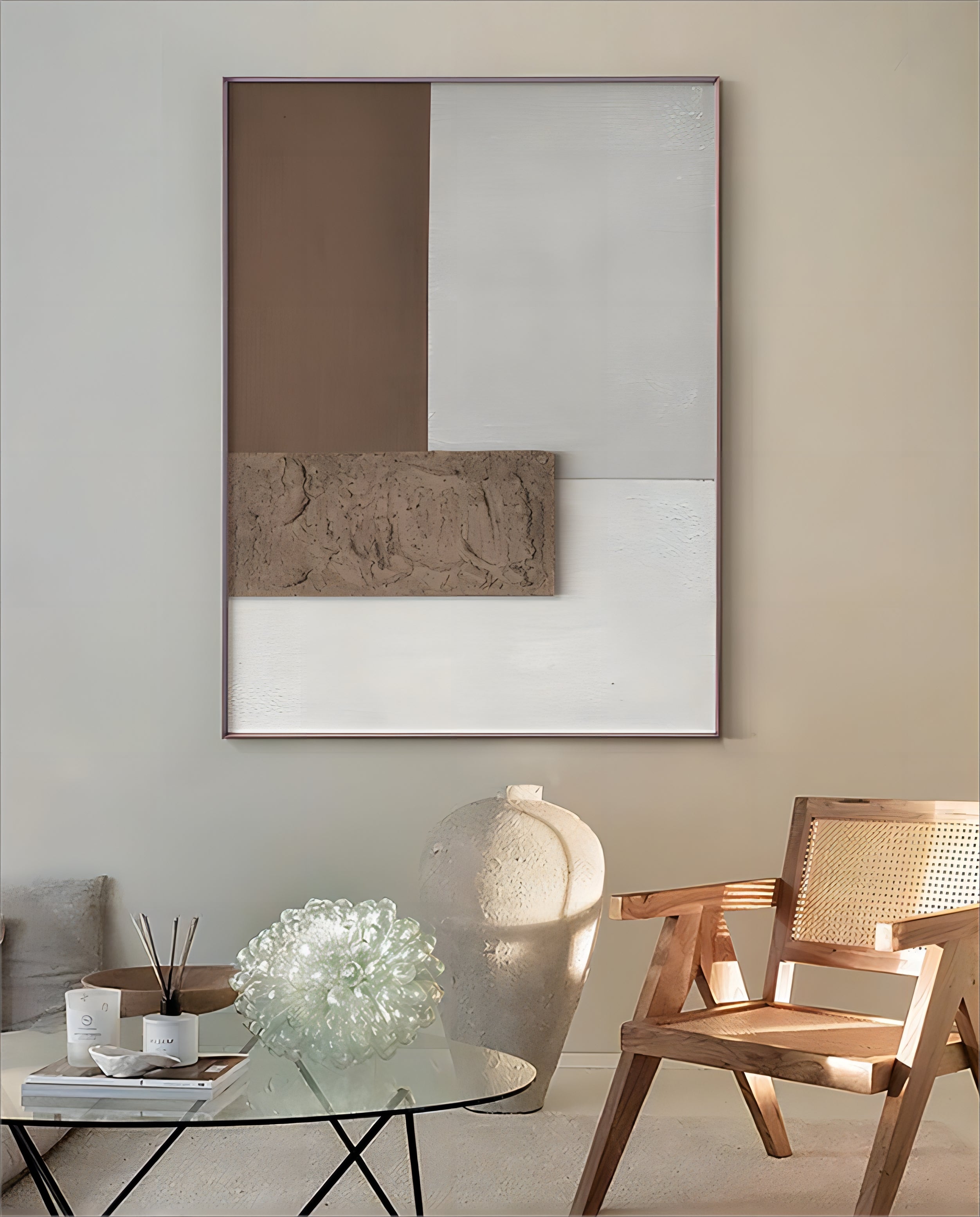 Geometric Serenity Canvas