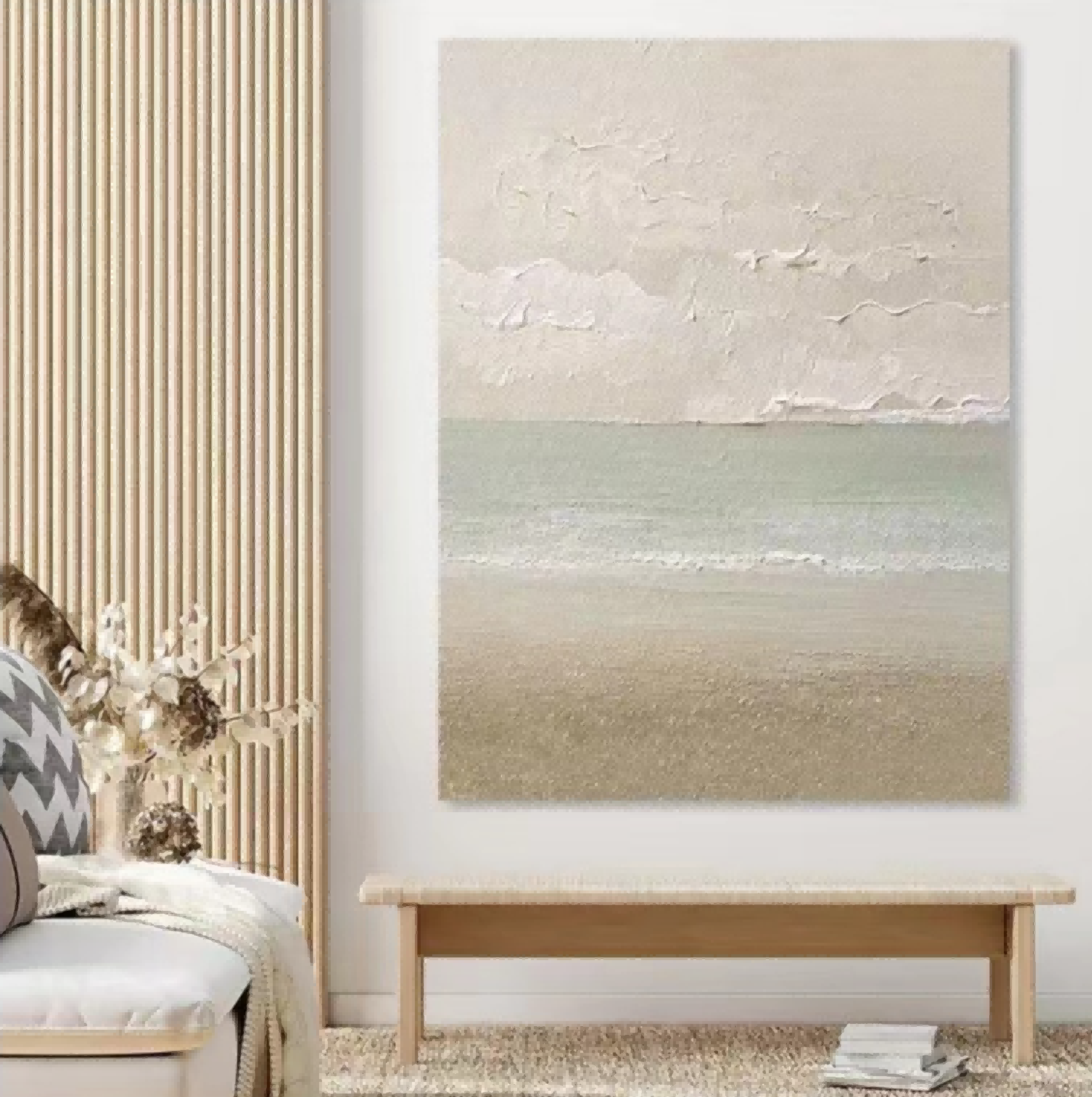 Coastal Whispers seascapes art paintings textured shoreline canvas wall art