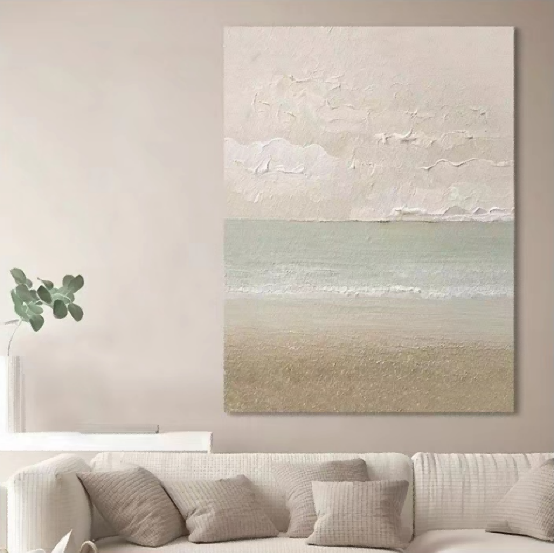 Coastal Whispers seascapes art paintings textured shoreline canvas wall art