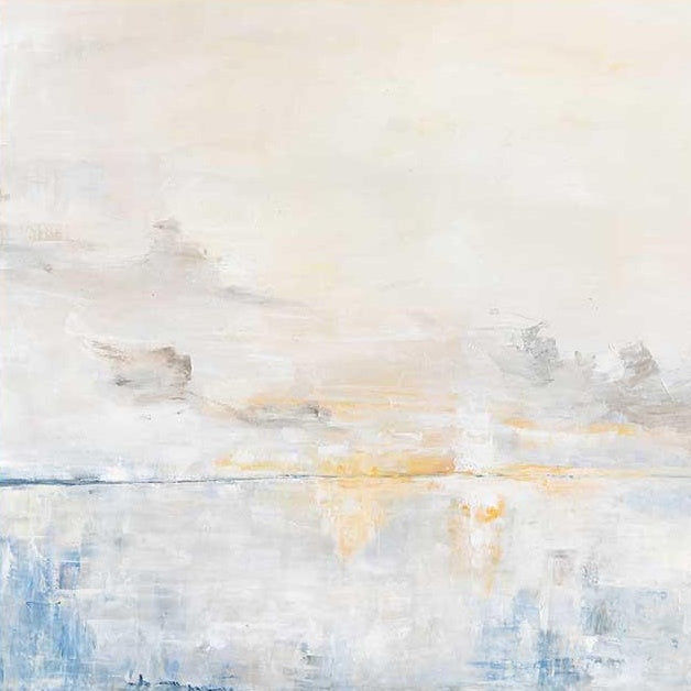 Remembrance – Abstract Beach Wall Decor with Soft Hues