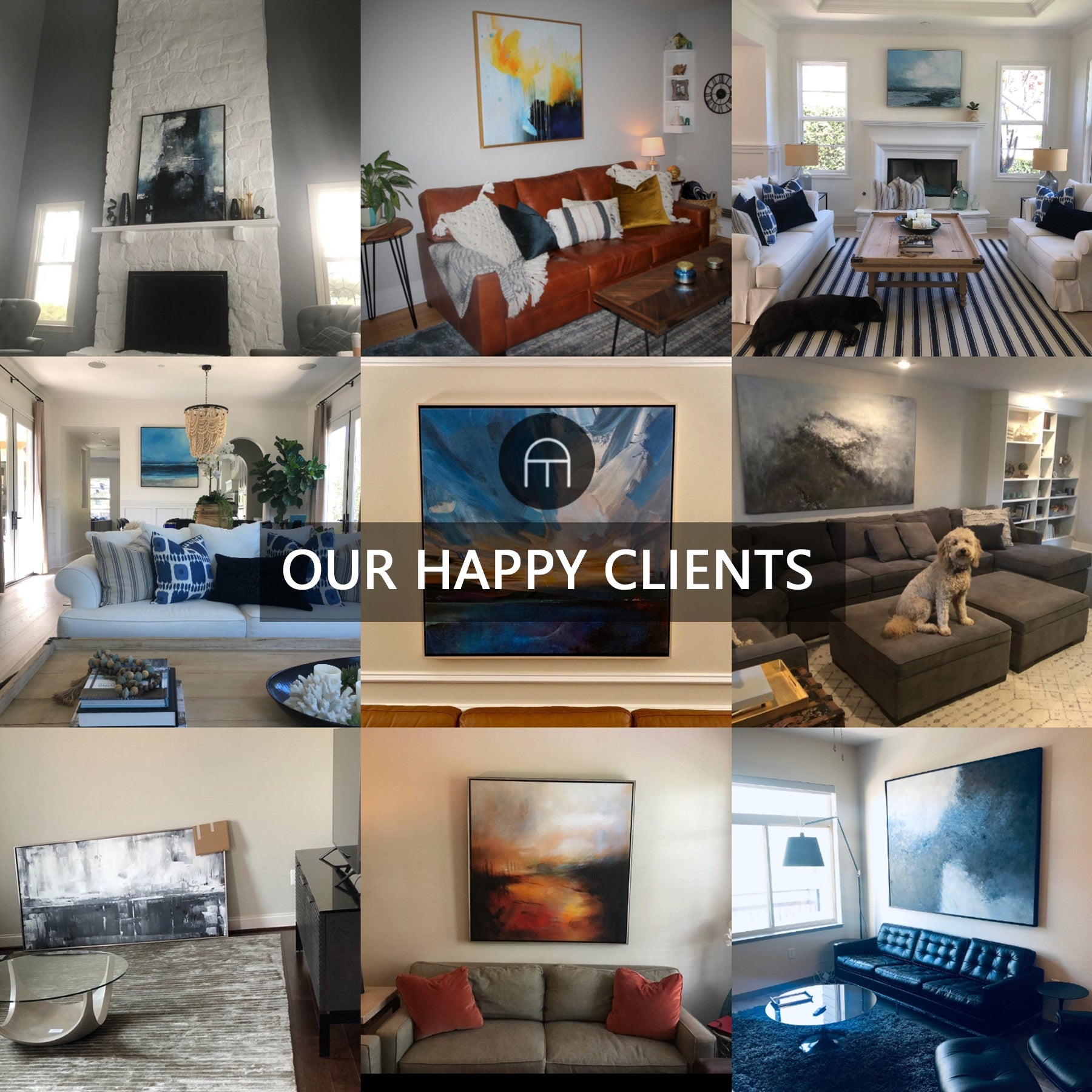 Black And Brown Abstract Painting