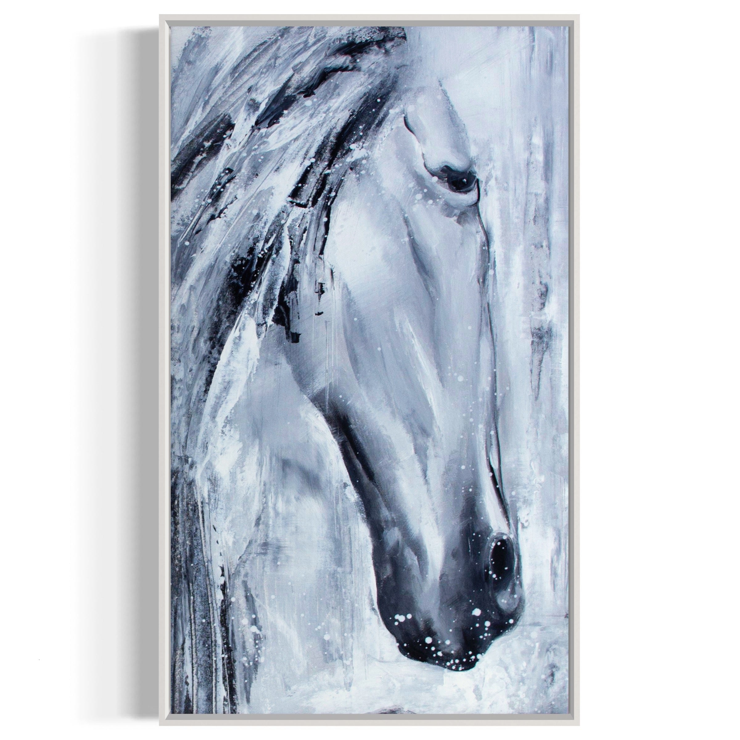 Abstract horse art canvas wall painting – Equine Euphoria