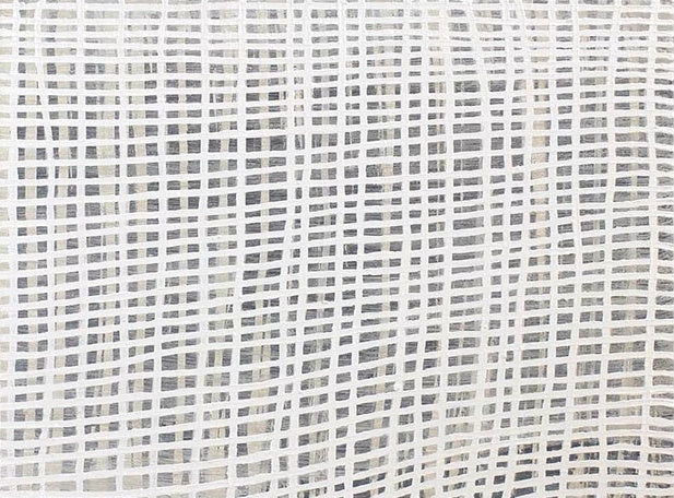 Abstract lines wall art featuring white crisscrossing lines on a neutral background – Supremacy