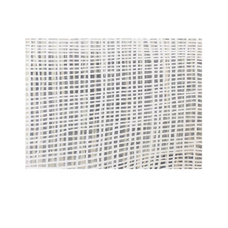 Abstract lines wall art featuring white crisscrossing lines on a neutral background – Supremacy