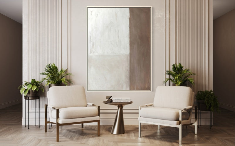 The Beach – Neutral Toned Abstract Wall Decor