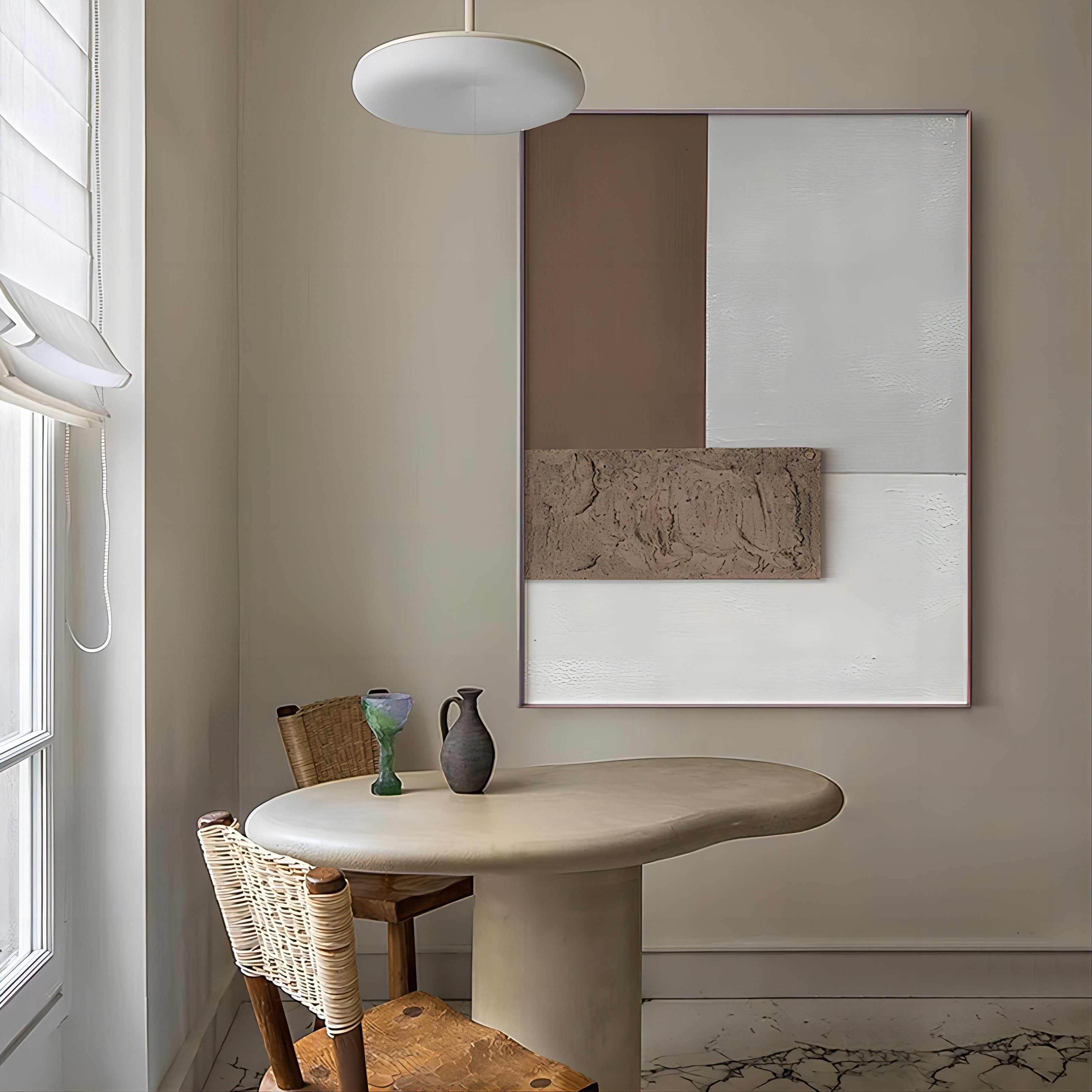 Geometric Serenity Canvas