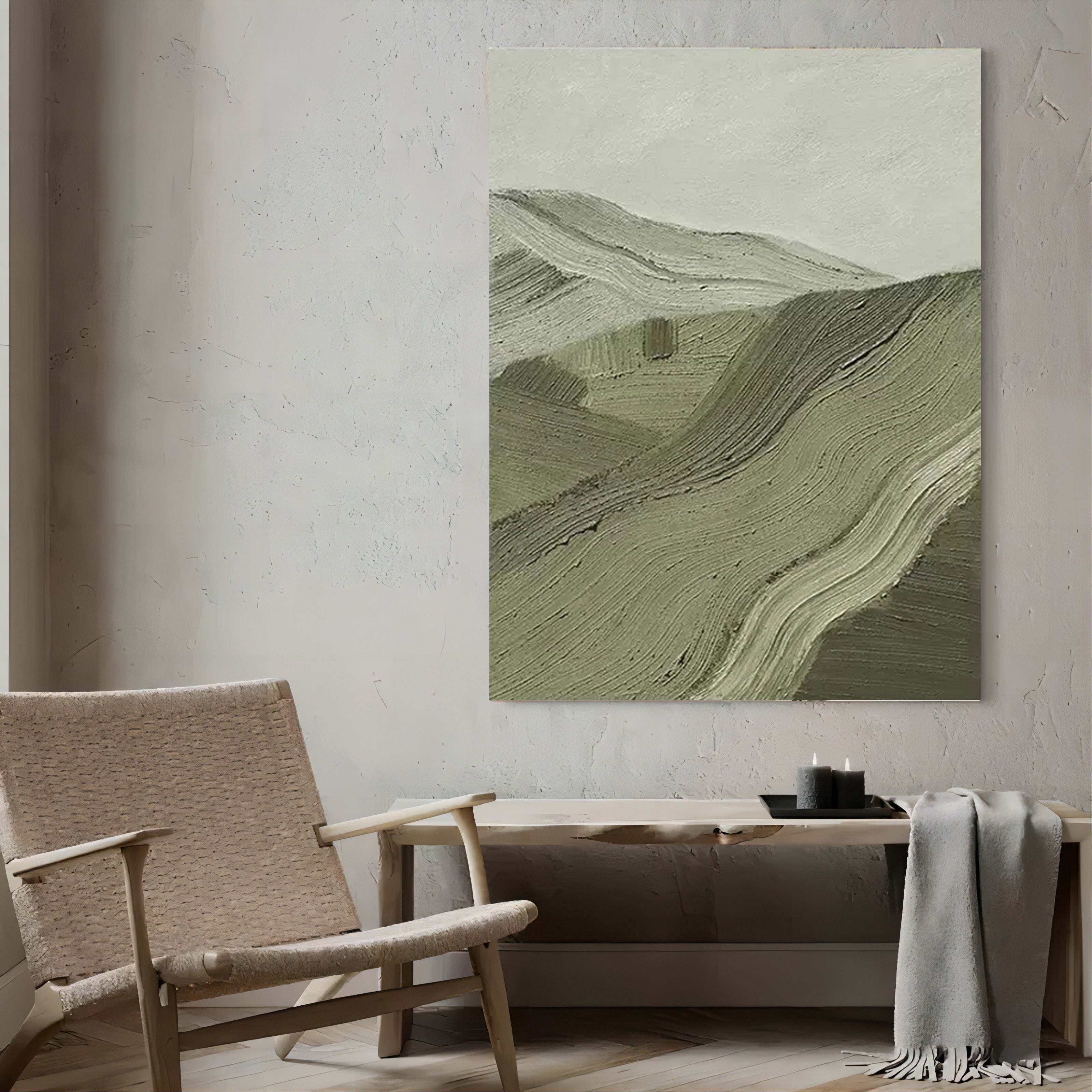 Earthen Contours Canvas A