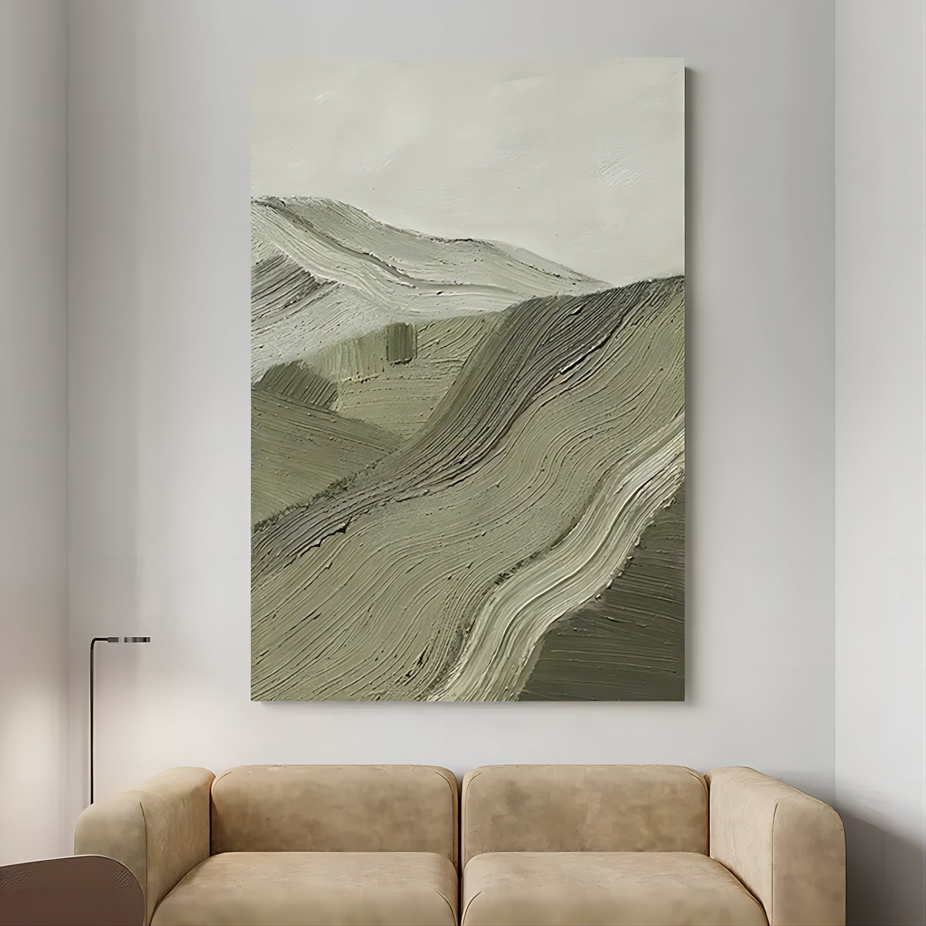 Earthen Contours Canvas A