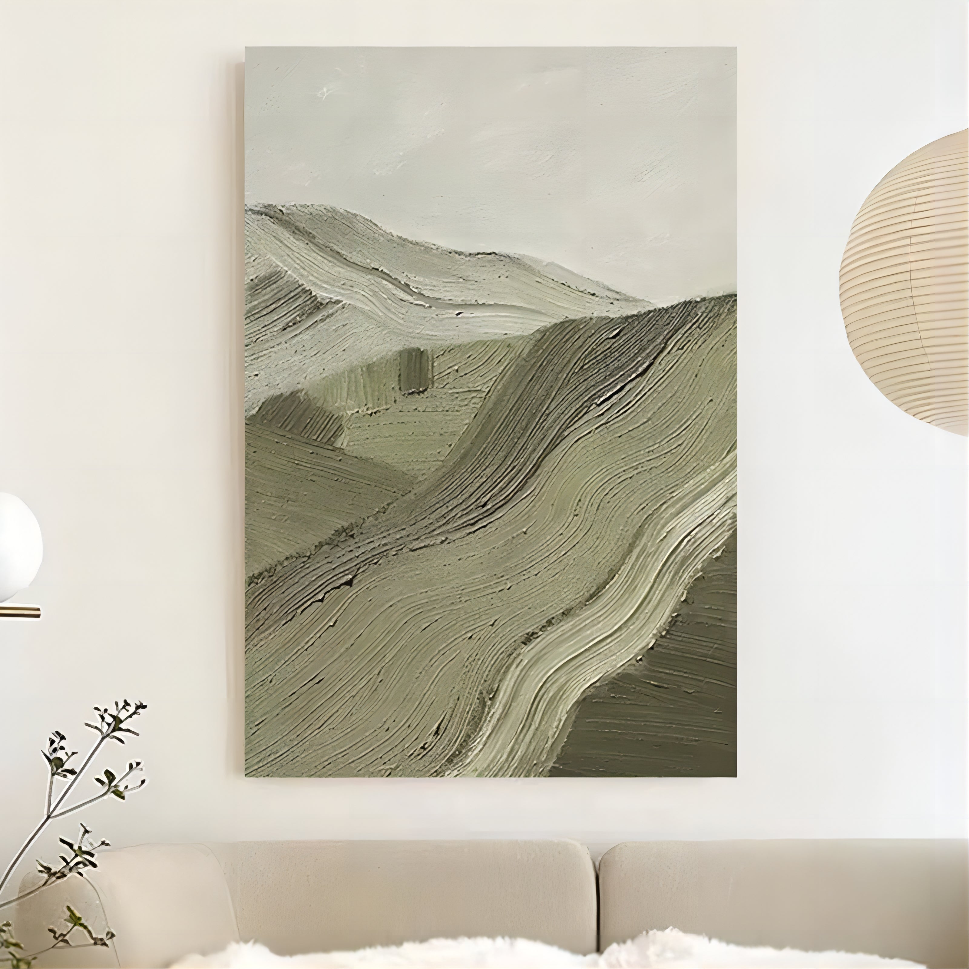 Earthen Contours Canvas A