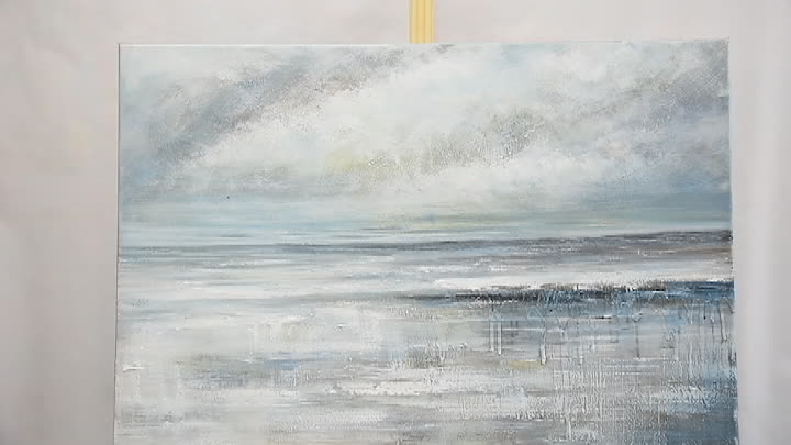 Easy Breeze abstract landscape paintings modern textured wall art