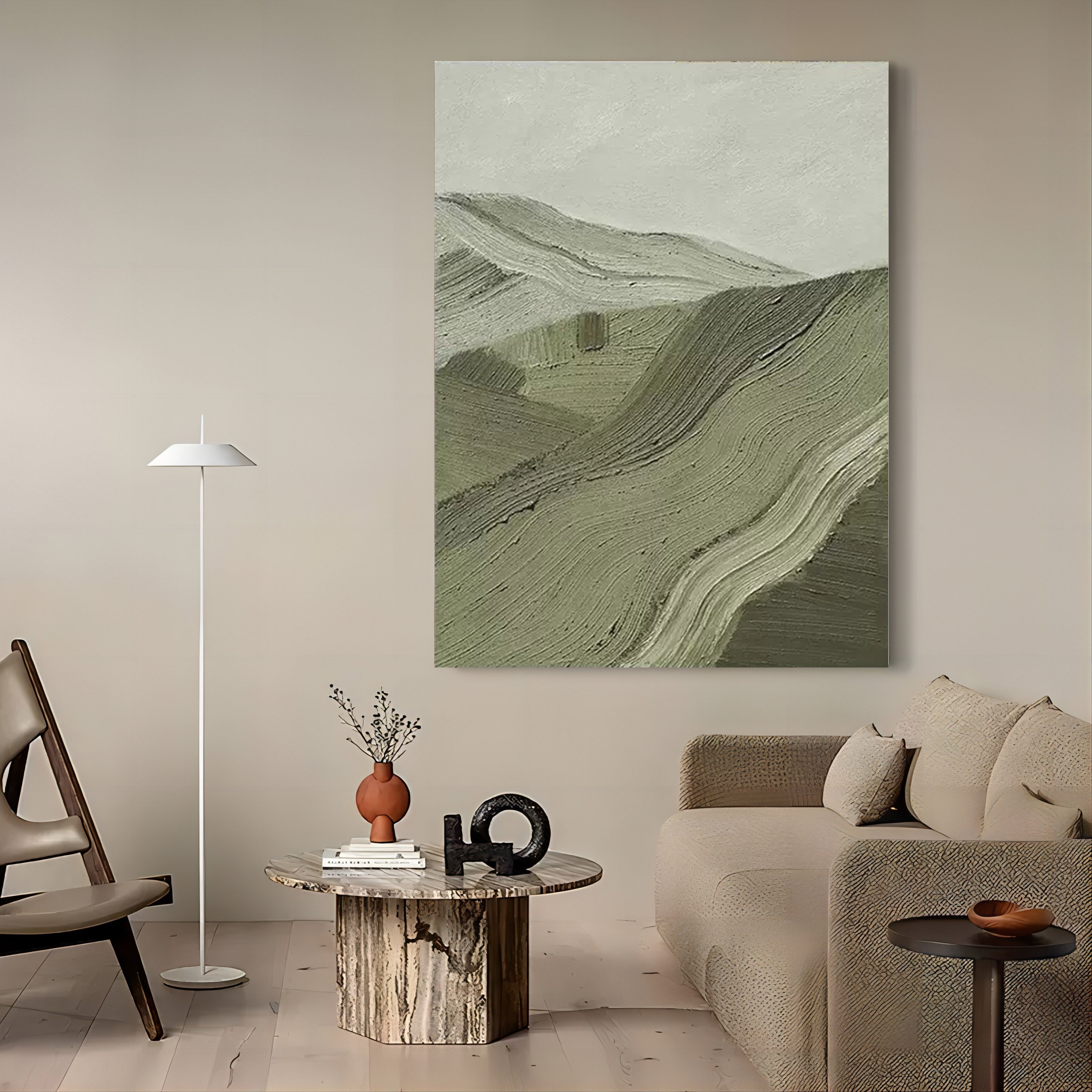 Earthen Contours Canvas A