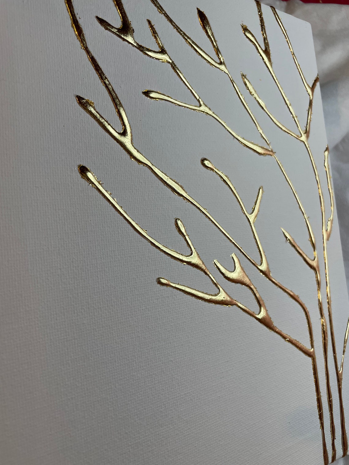 Elegant Gold-Leaf Branch