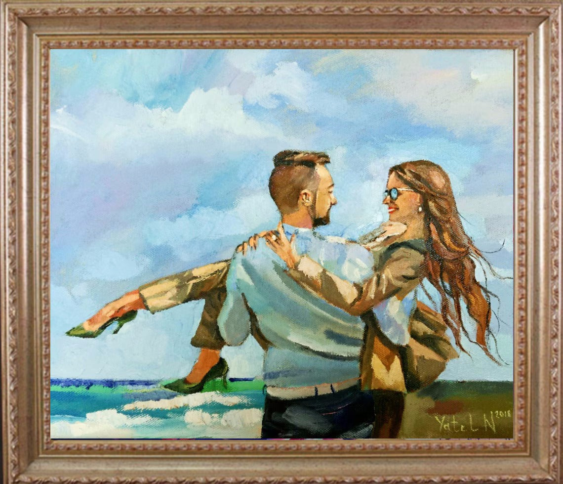 Custom Oil Painting Portraits from Your Photos - Family & Pets#4