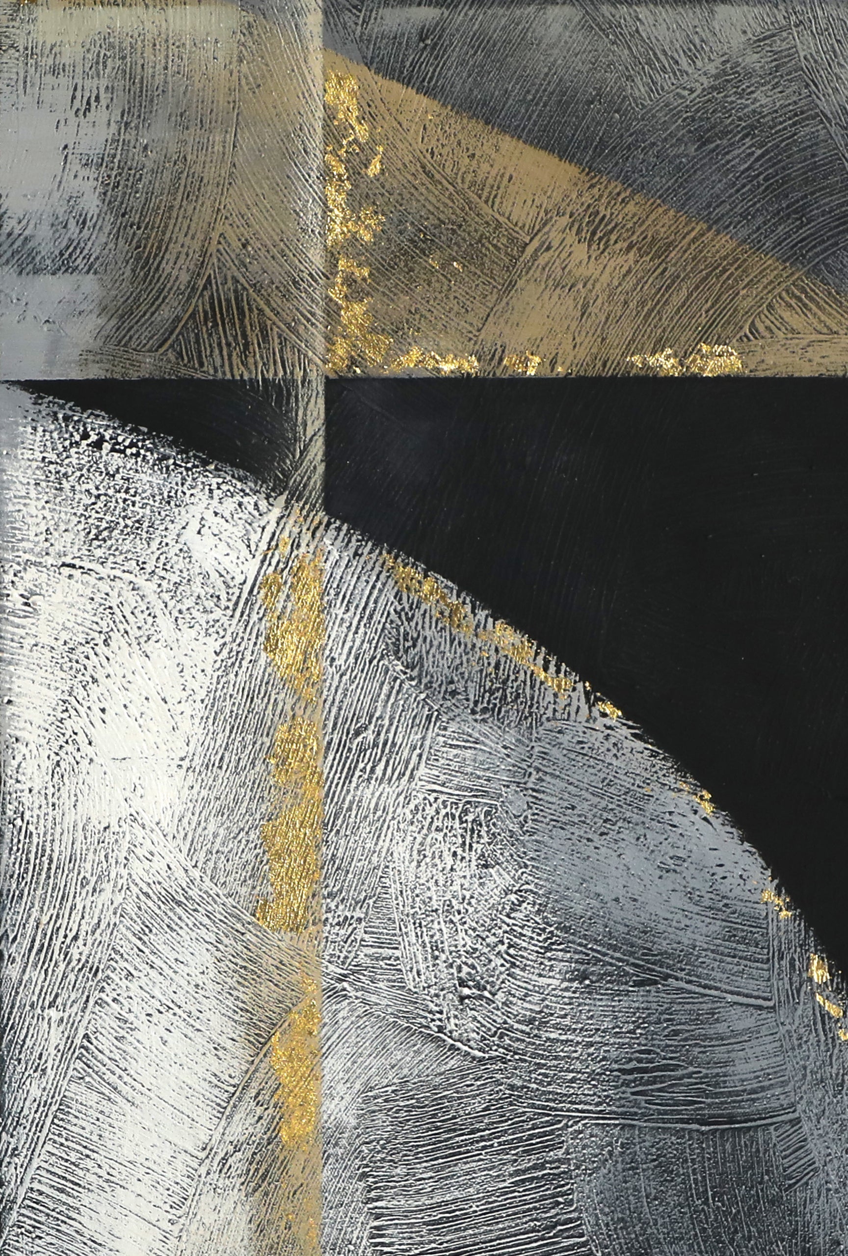 Silver & Gold: Elegant Abstract