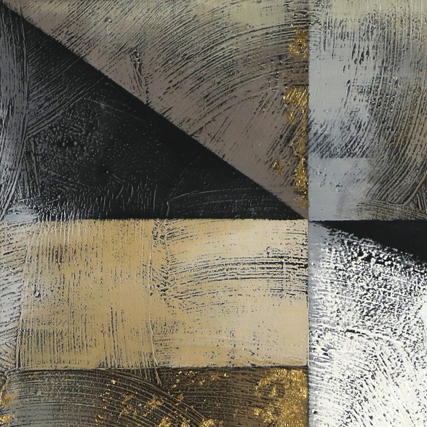 Metallic Harmony: Luxe Abstract