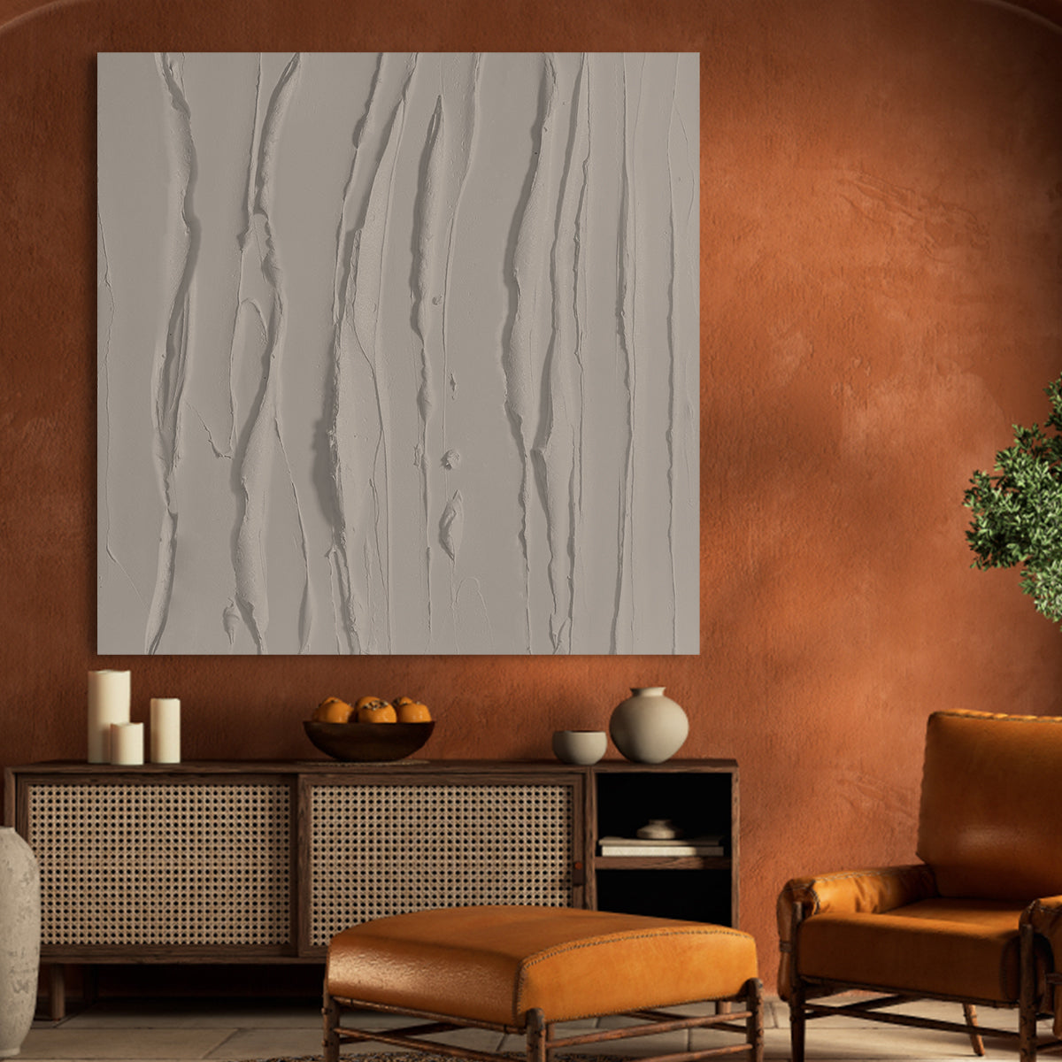 Taupe Serenity: Textured Calm