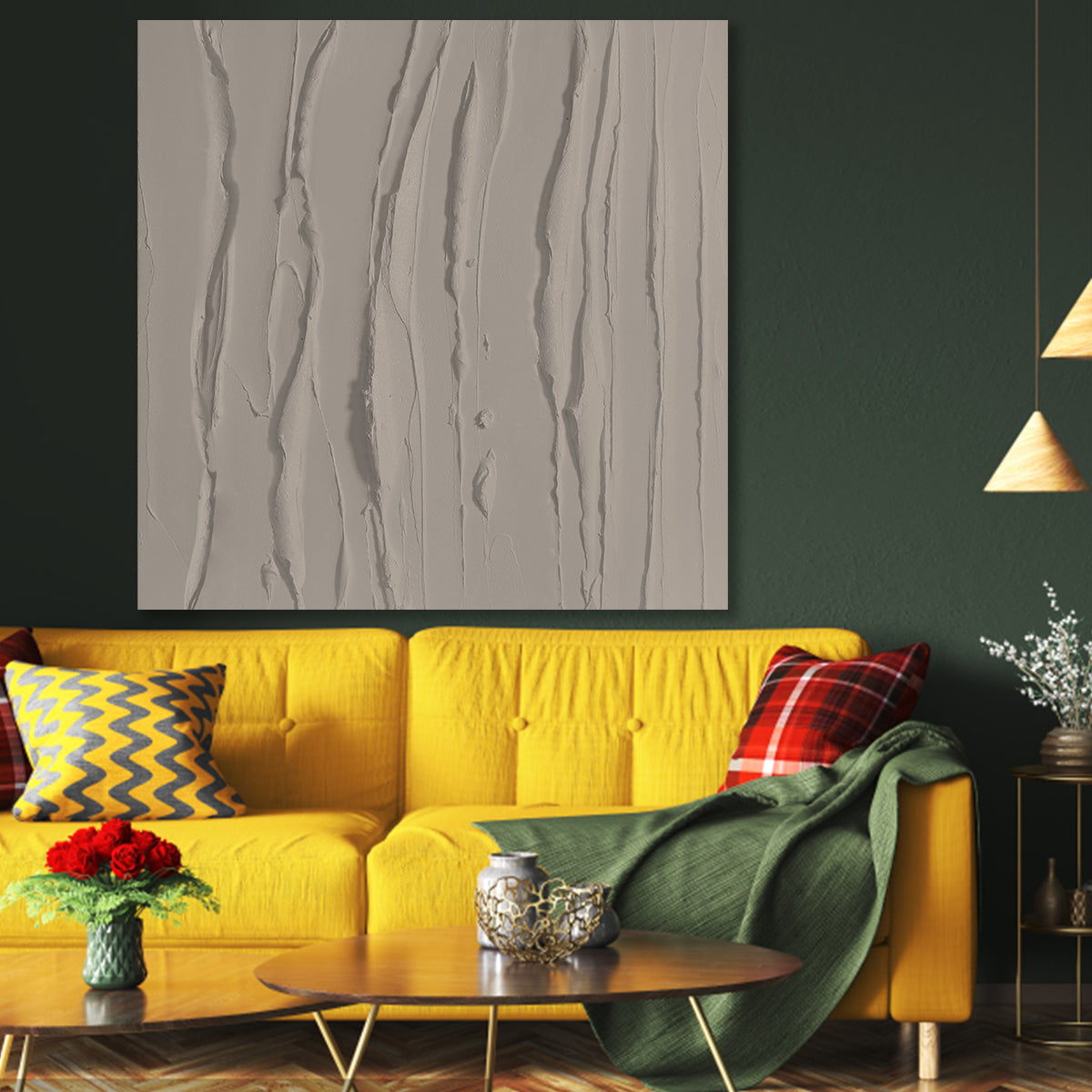 Taupe Serenity: Textured Calm