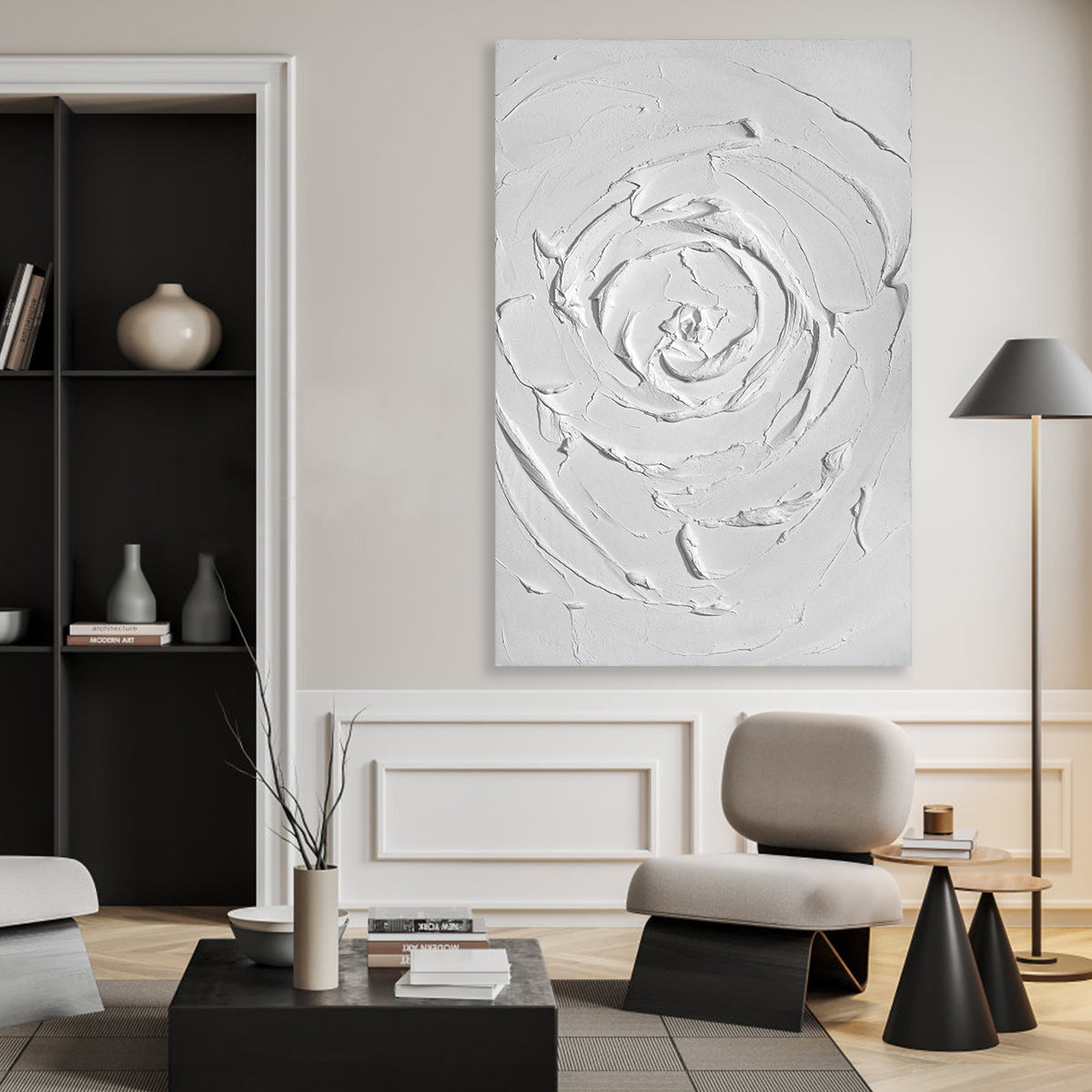 Whirlwind Tranquility: Textured Art