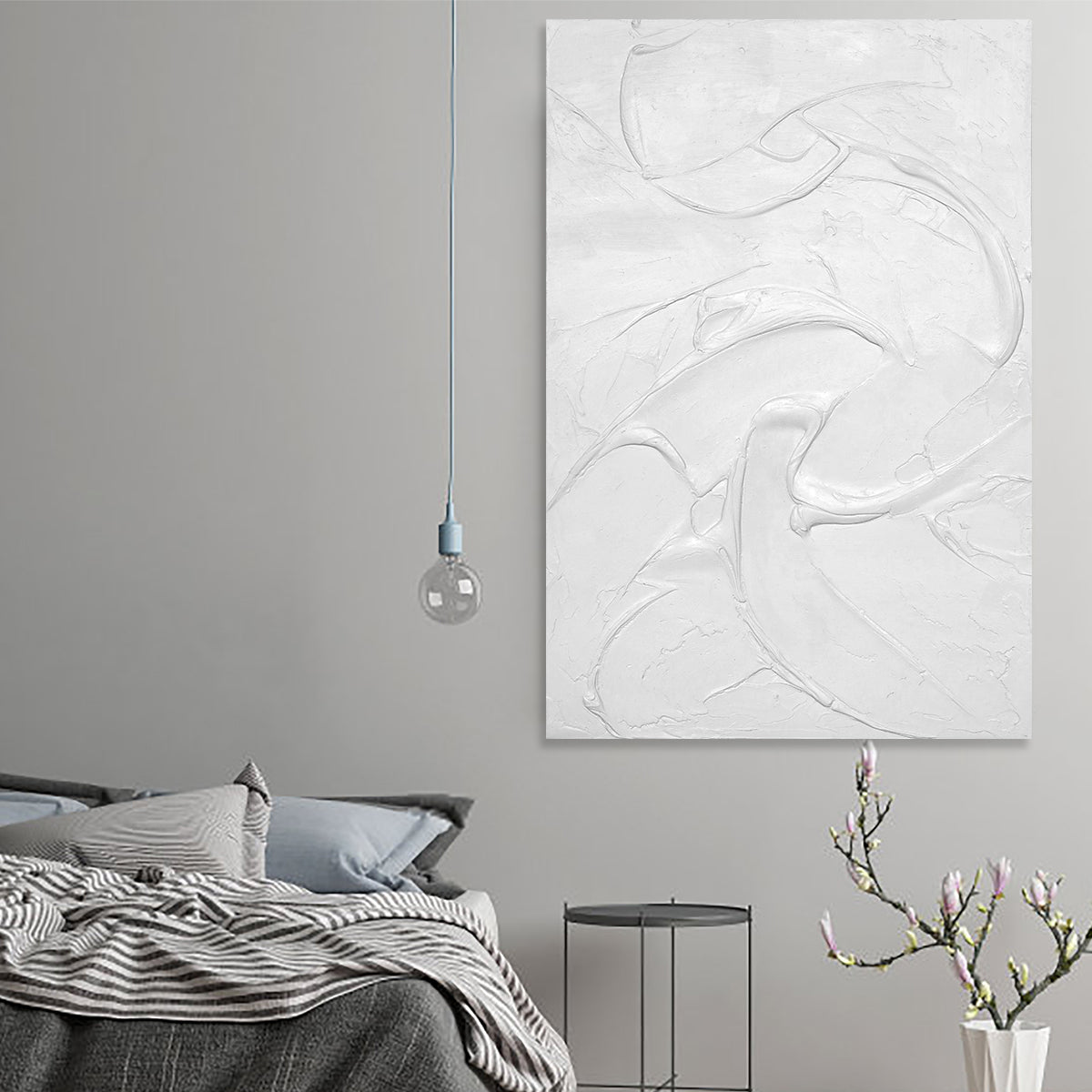 Serene Flow in White