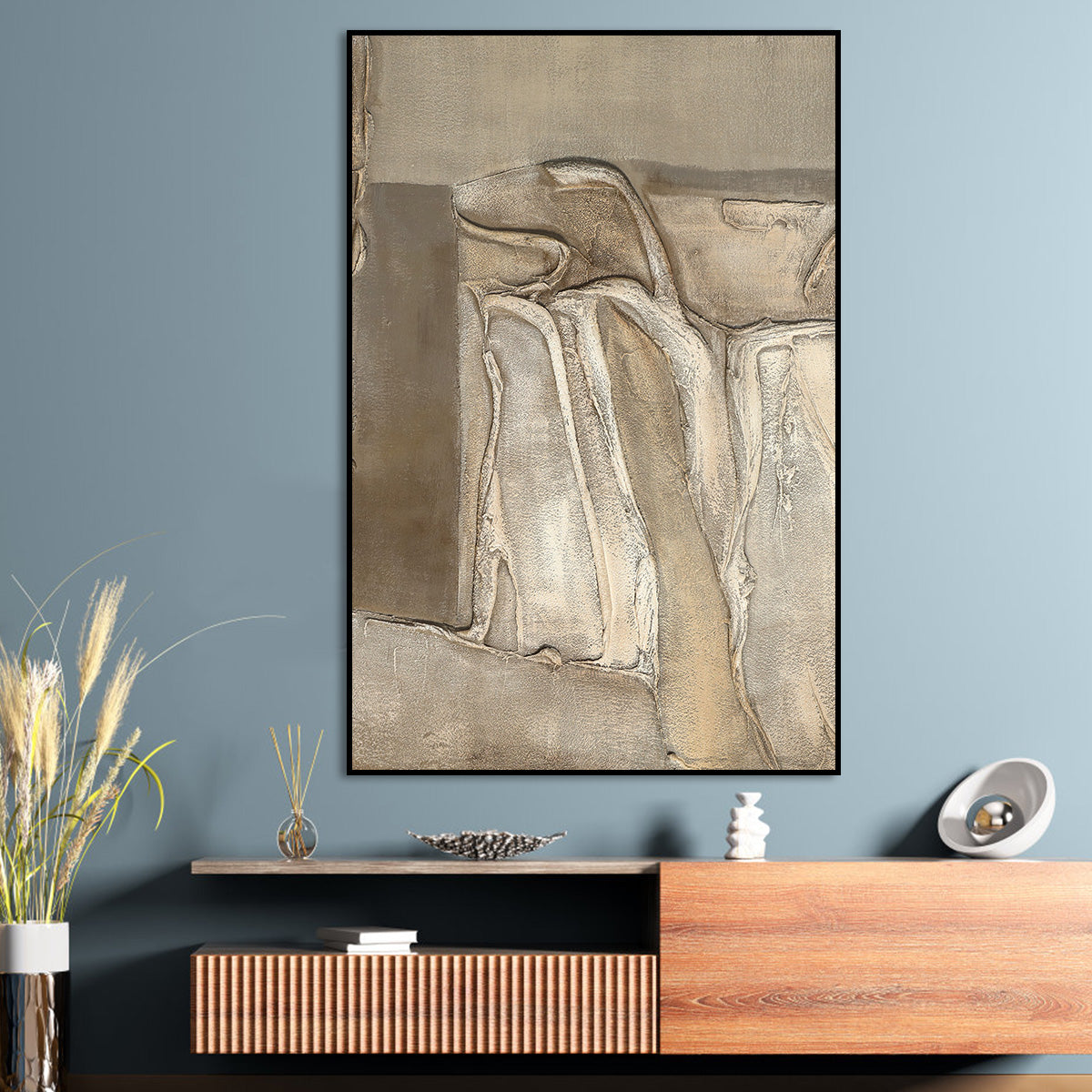 Earthy Textured Abstract Elegance