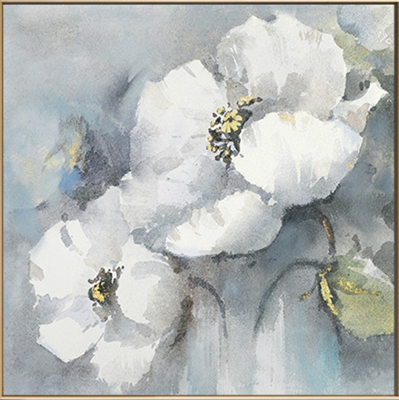 Elegance of White Blooms Canvas