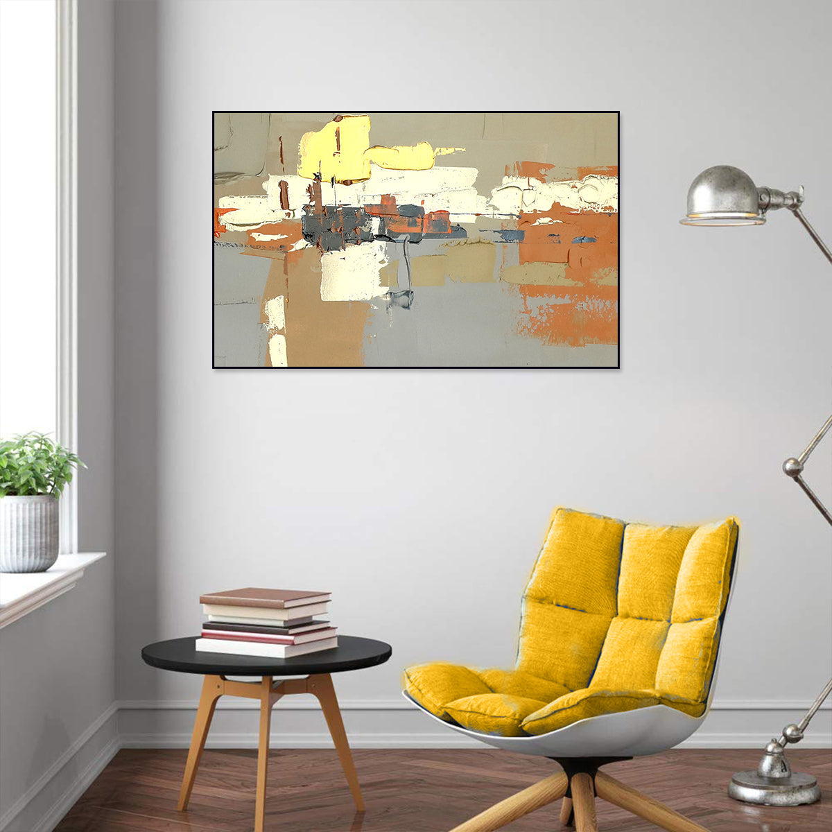 Urban Rhythm: Abstract Geometric Canvas