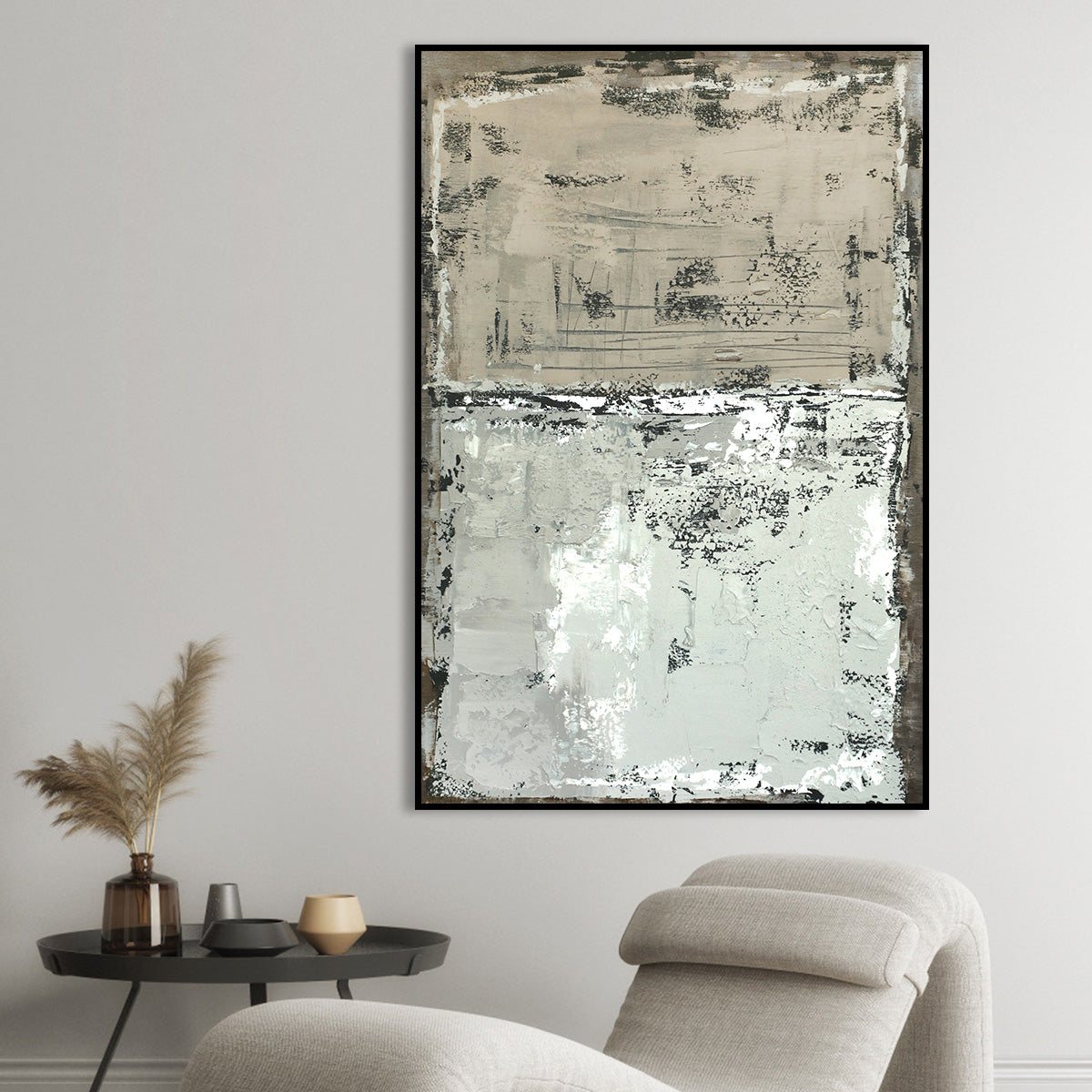 Textured Modern Abstract Oil Painting