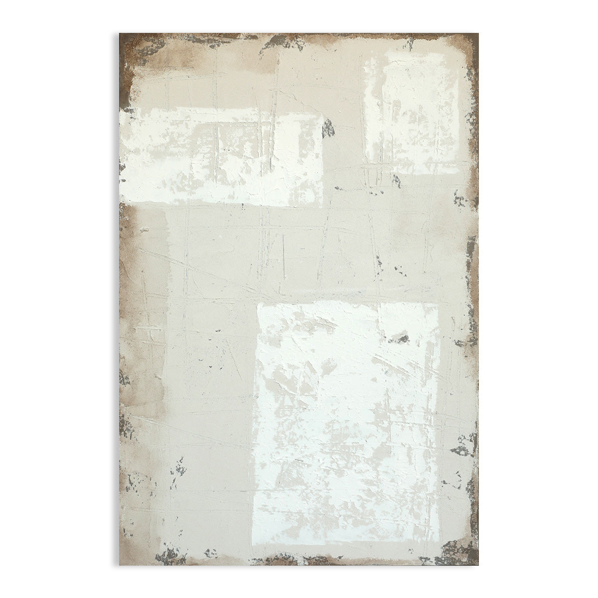 Rustic Textured Abstract Canvas