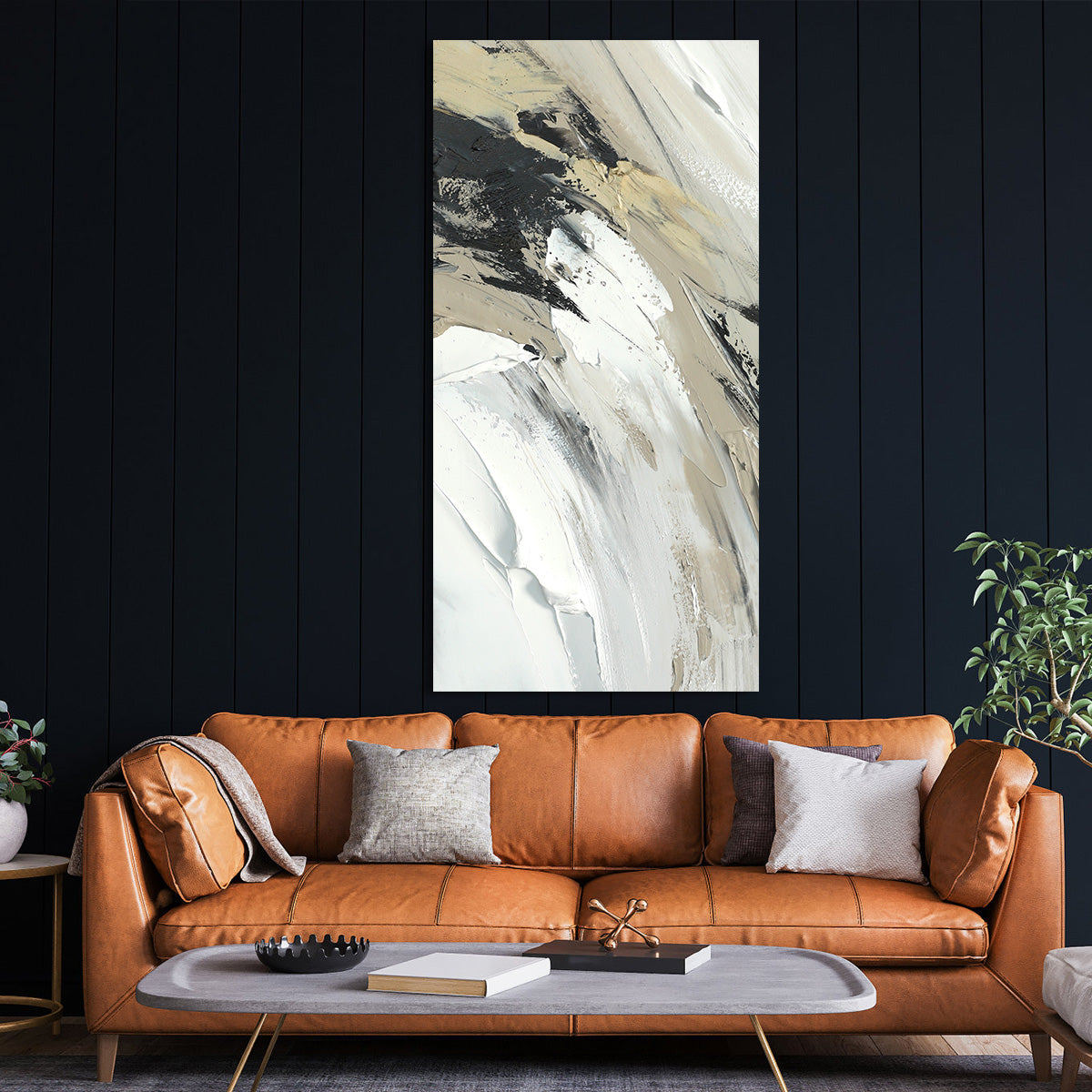 Tranquil Flow Abstract Canvas Art