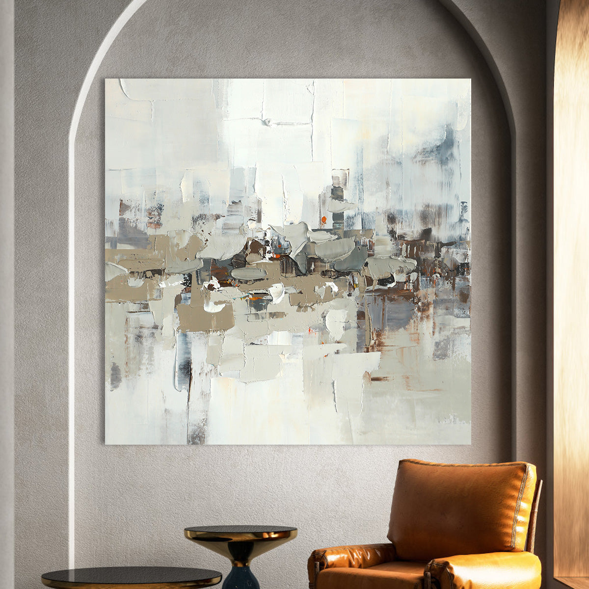 Urban Harmony Abstract Canvas