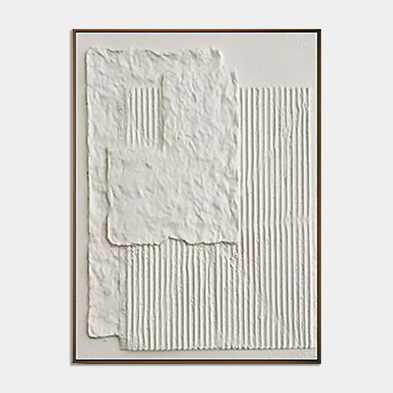 Abstract Painting Minimalist – Textured Modern Canvas Wall Art