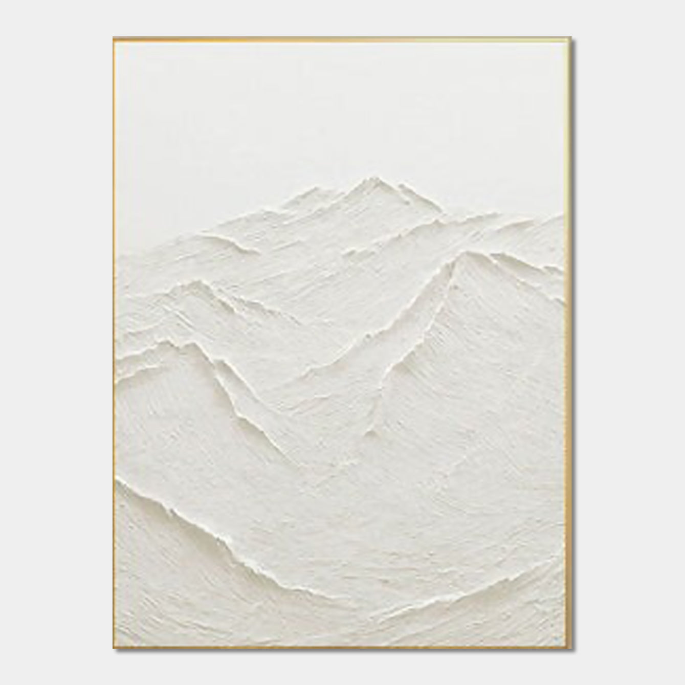 Alpine Serenity – Abstract Expressionism Textured Canvas Painting