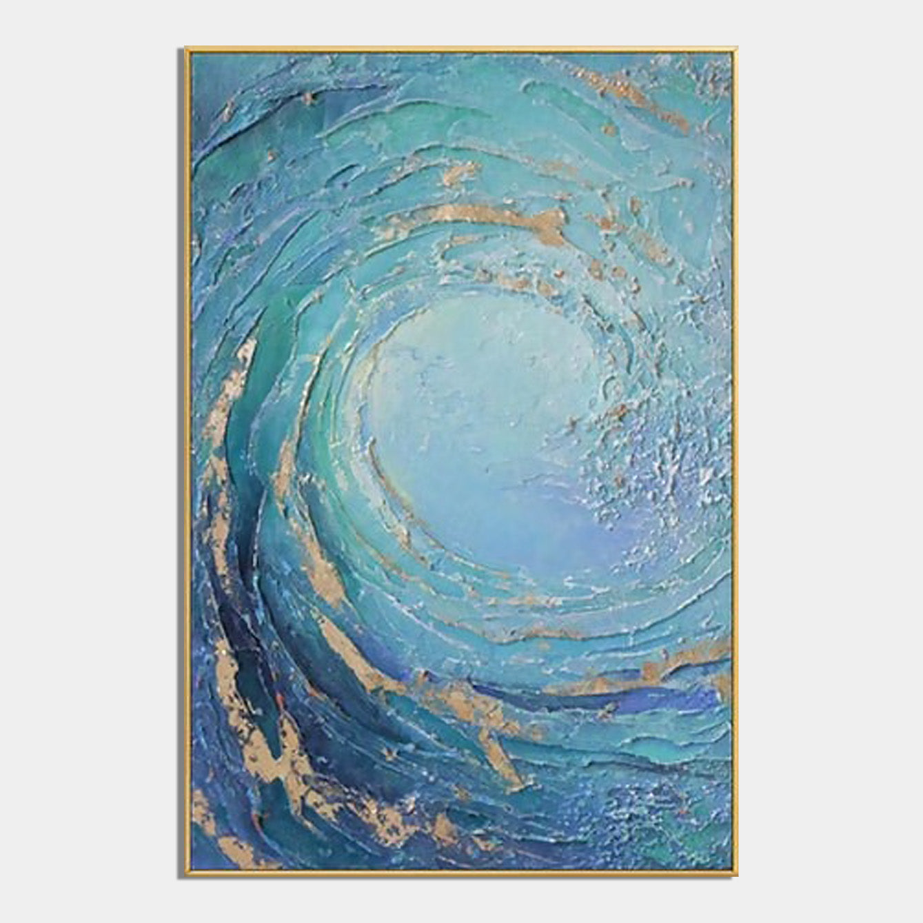 Azure Swirl Elegance