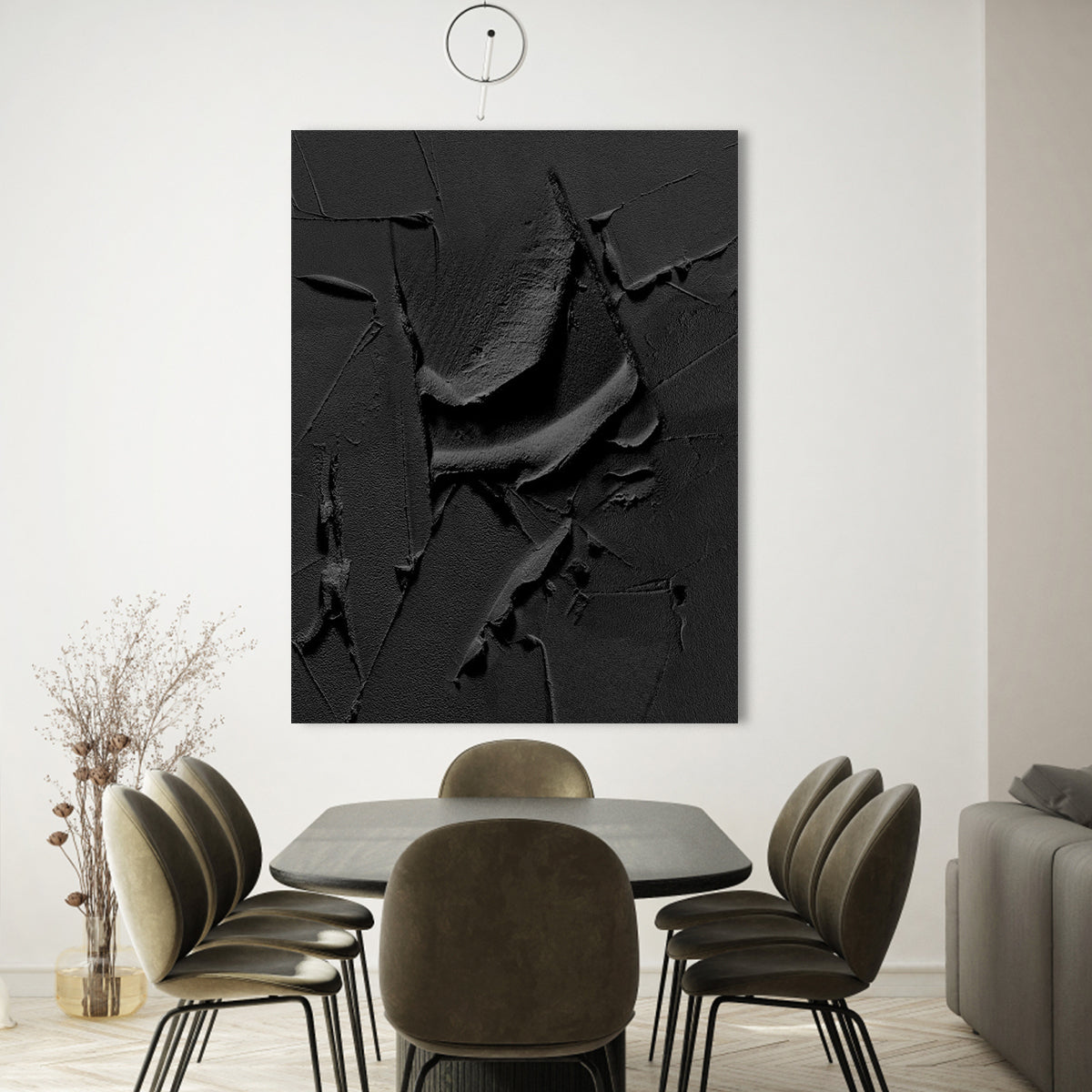 Noir Abstract Elegance