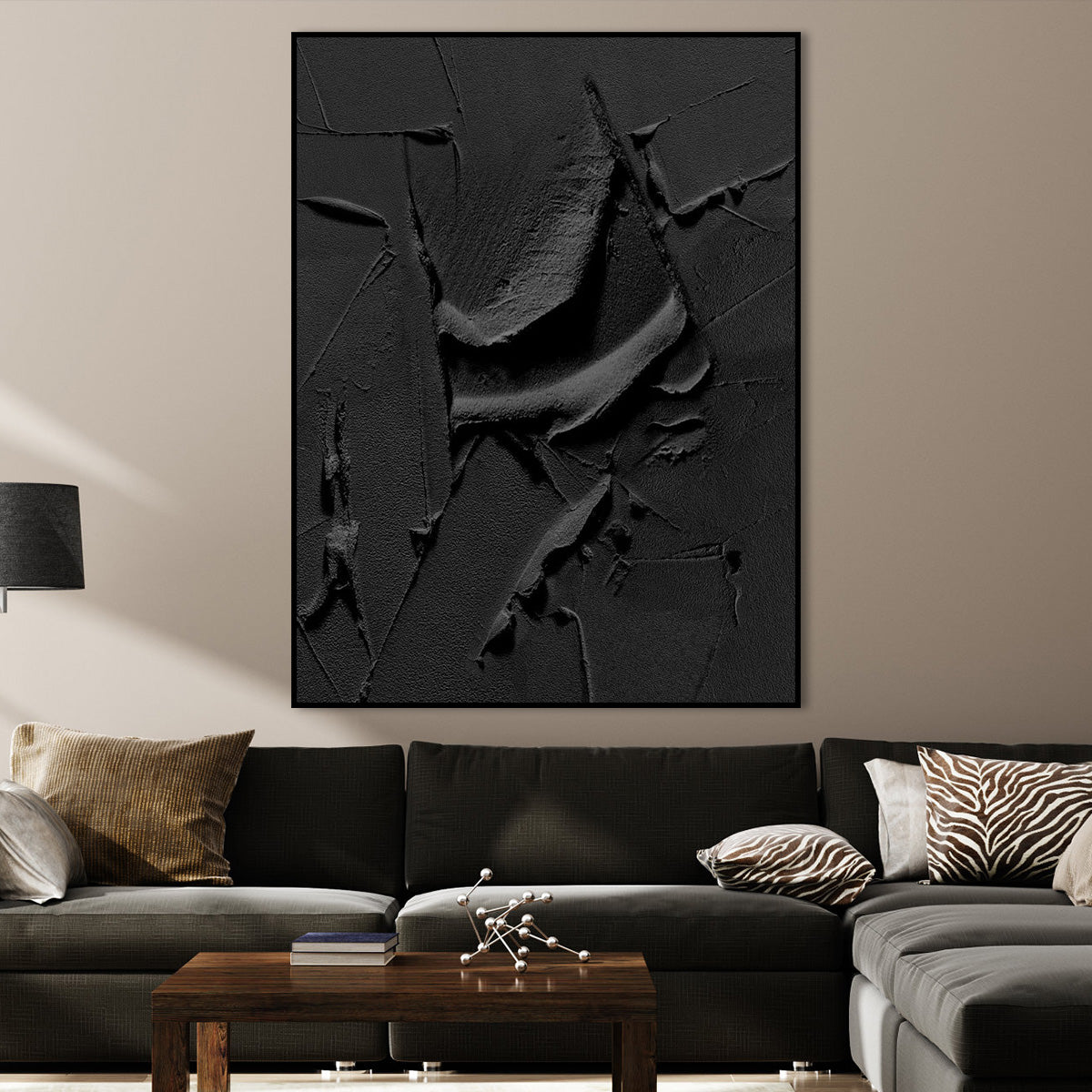 Noir Abstract Elegance