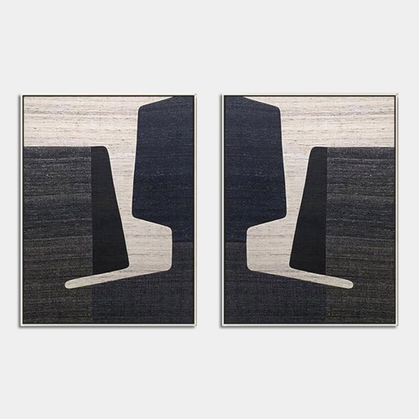 Contemporary Splits Diptych