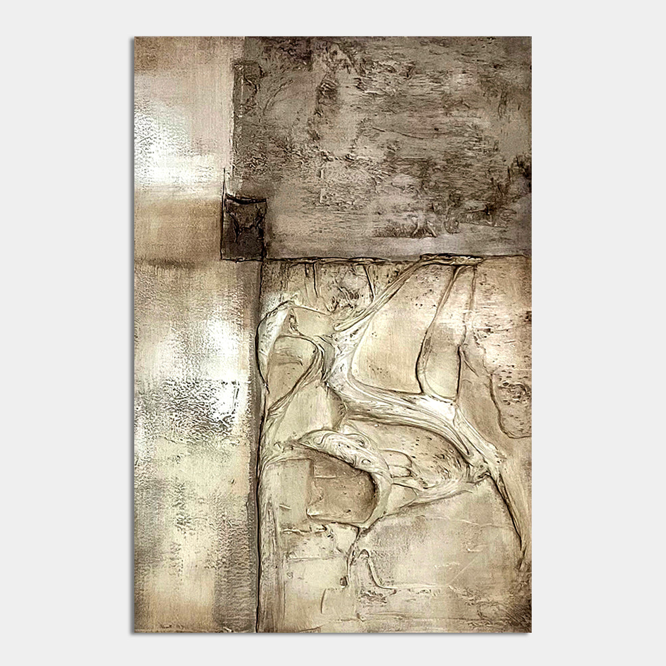 Earthbound Essence Abstract Canvas