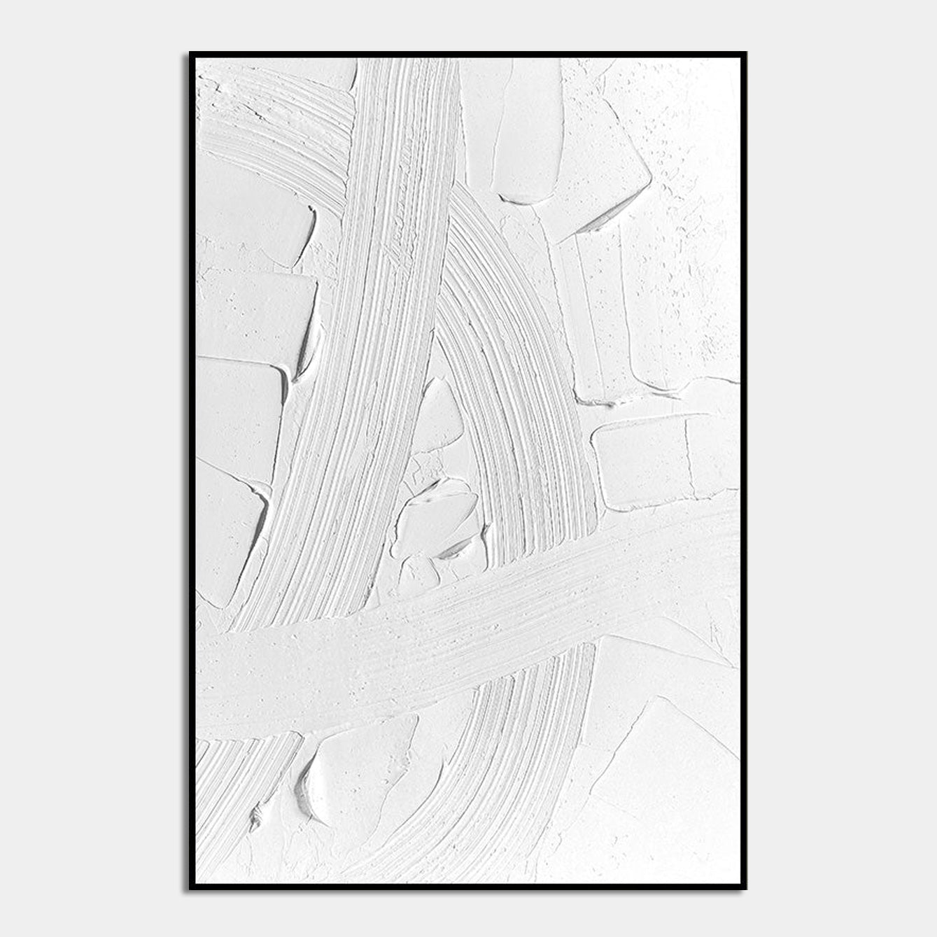 Elegance in White: Abstract Textures